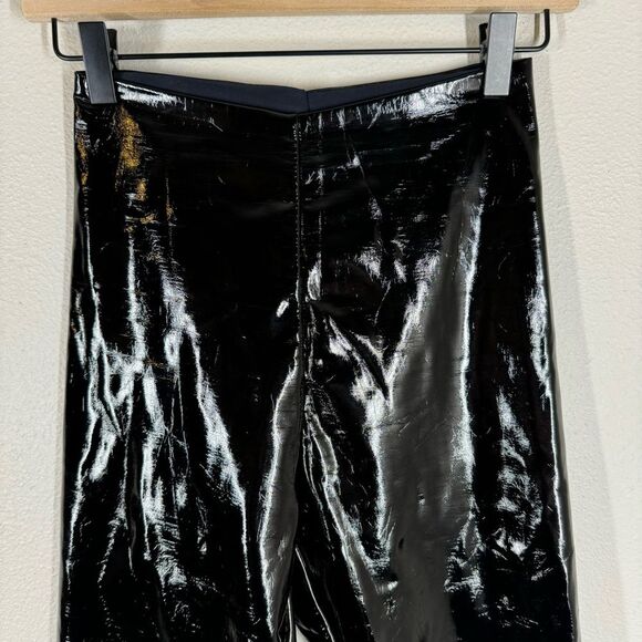 Commando Perfect Control Faux Patent Leather Leggings Pants Stretch Small - Picture 2 of 4